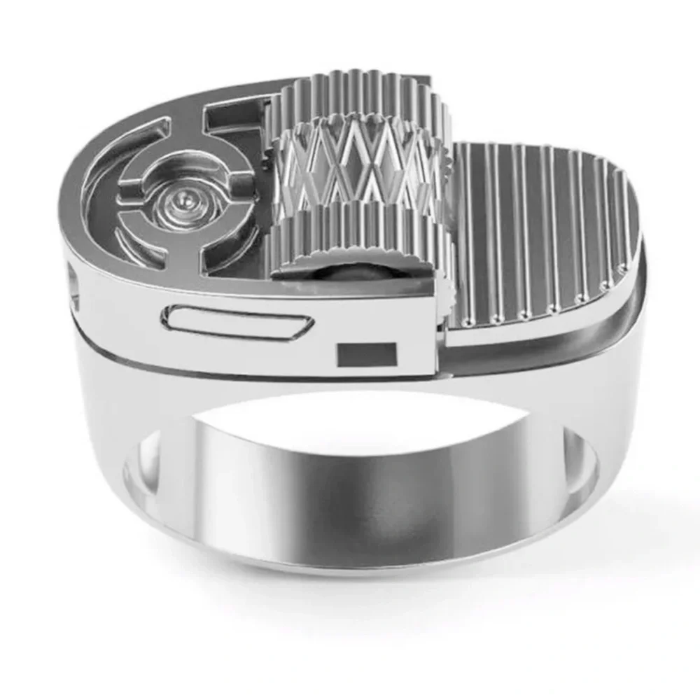 Men’s Unique Silver Ring!